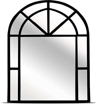 FORNOR 28205 Espejo Negro PVC Ventana 50 x 76 cm
