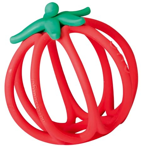 Ravensburger Play+ Kuller Grasping Toy: Tomato - Teething Aid Silicone Baby Toy from 0 Months - Play Plus - 12034045