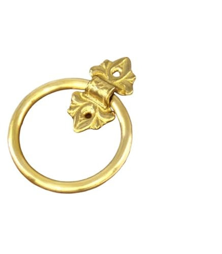 Ayztantine TüRklopfer Antik Ring Türklopfer Messing Bronze Knopf for Schrank Tor Runder Ring Griff Entrence Türklopfer Home Hardware(80mm Round Ring knob)