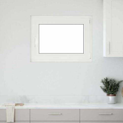 vidaXL Källarfönster RISOR 80x70 cm Tilt- och vridfönster DIN höger antracit