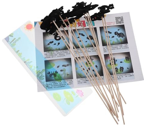 HONITANO 1satz Puppentheater-kit Für Kindergarten Mit Vielseitigen Materialien Für Interaktives Lernen Und Kreatives Spiel Für Geschichtenerzählen Und Aufführungen Schwarz