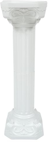 Colonne décorative classique de style romain pour chemins de jardin avec fonction Sundial