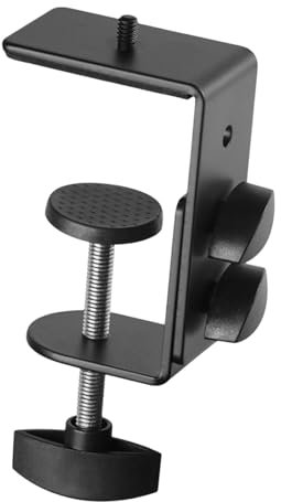 Dickly Schreibtischklemme Schwarzer Desktop Mount Halter für Photo Stand Cameras