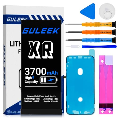 Batterie pour iPhone XR 3700mAh Haute Capacité Kit Réparation avec Outils | Longue autonomie, performance stable, protection contre surcharge, installation facile, remplacement DIY, utilisation fiable
