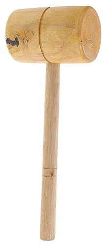 Didiseaon Marteau de Menuisier Pratique avec Manche Mallet pour Travaux de Menuiserie et Bricolage Outil Ergonomique Massif pour Surfaces Délicates