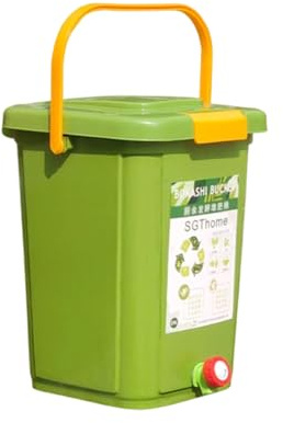 Loyimioo 20L Kitchen Compost Bin for Countertop Compact Indoor Composter with Odor Reducing Starter, Ideal for Apartments & Small Spaces