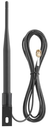 Superbat 4G LTE Outdoor Antenne 5dBi 698–2700MHz SMA, 3m RG174-Kabel | Mobilfunk-Ersatzantenne, wetterfest, mit Wand-/Lochmontage | Für SMA-Router, CPE, Gateway, Modem, Hotspot und Wildkamera
