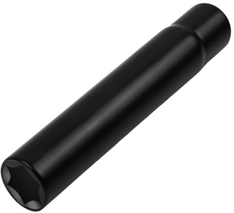 ＡＷＨＡＯ Llave para Tuercas de Rueda Llave para Tuercas de Rueda Herramienta de Repuesto Universal Práctica Herrajes de Alta Resistencia Trabajo Pesado, Negro 6 Estrías