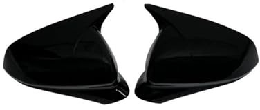 Retrovisor Tapa Carcasas Exteriores Retrovisores Para Seat Para León MK4 Para Cupra Para Formentor 2020-2024 Tapa Espejo Efecto Carbono En Negro Brillante(Negro brillante)