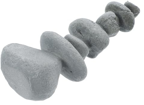 JOINPAYA Dekoratives Zen Gartenornament aus Kunstharz mit Natürlicher Steinoptik Praktisch für Mikro Landschaftsdekoration und Aquarium im Außenbereich