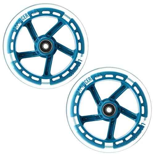 Apollo City Scooter 145mm Ersatzräderset Pro Wheels - ABEC 7 Kugellager, Roller Rad Ersatz-Räder passend für Apollo City-Scooter