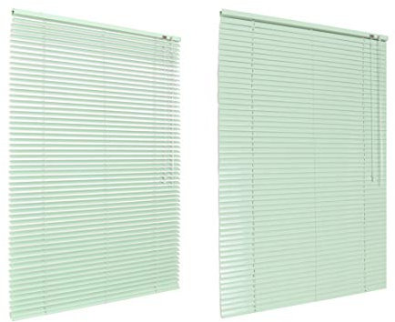 HSYLYM Aluminum Venetian Blinds (60 * 130cm, Green)