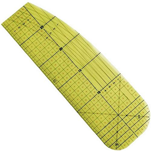 TOSSPER Ironing Ruler Fabric Measuring Tool Patchwork Craft Cloth Cutting Ruler Regle De Sewing Accessories