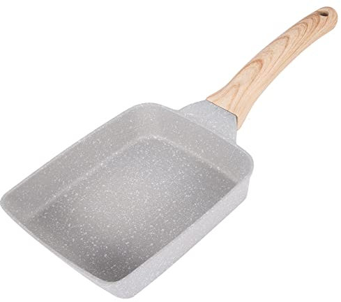 Qezodsx Antiaderente Tamagoyaki Padella, Padella Quadrata, Stile Giapponese, frittata pentola, pentola, Padella arrosto, Padella, Padella, Padella, Salse