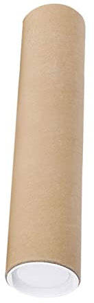 kowaku Posterrohr mit Endkappe, Innendurchmesser 2,36 Zoll, Aufbewahrung, Poster, Tragetasche, Verpackung, Postrohr für Blaupausen, 50CM