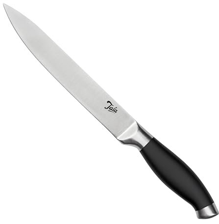 Tala Carving Knife, Non-Slip Grip Handle with 20cm Manganese Steel Infused Tapered Blade, Perfect for Carving and Slicing, Meat and Poultry