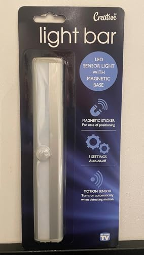 Creative Products LED Light Bar - Sensor Light with Magnetic Base, C7548
