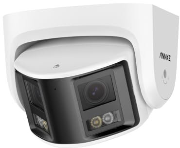 ANNKE Dual-Lens Home Security Camera with 180°Viewing Angle, Outdoor 6MP PoE Camera Support Person/Vehicle Detection, Colour & IR Night Vision, Two-Way Talk, IP66 Water and Dust Resistant