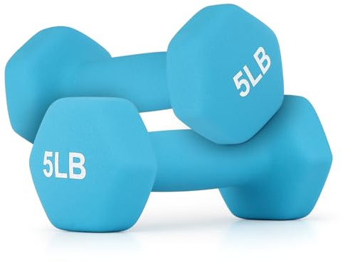 MADOG Kurzhantel-Set, rutschfeste Neoprenbeschichtung, sechseckige Handgewichte für Zuhause, Fitnessstudio, Training, Krafttraining