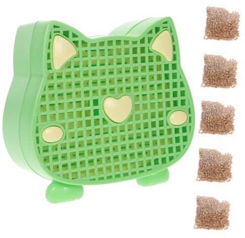 PHENOFICE Praktische Katzenpflanze Hydroponischer Katzengras-behälter Für Einfache Pflege Von Katzen Soillose Pflanzenbox Mit Wasserstandsanzeige Für Wohnungskatzen