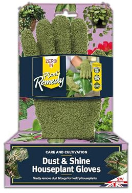 Household Dust Gloves - Reusable Washable Microfiber Cleaning Mitts for Plants House Cleaning Car Blinds Lamps and Small Hard to Reach Corners(Green)