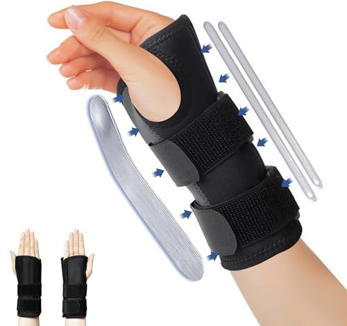 FANWINKJ Attelle de poignet réglable et respirante pour canal carpien, tendinite, entorse, arthrite