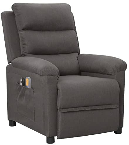 IKAYAA Elektrischer Massagesessel Fernsehsessel Elektrisch Verstellbar Massage Sessel Wohnzimmer Relaxsessel mit Liegefunktion Liegesessel Bequem Relaxliege Massagefunktion Massagestuhl