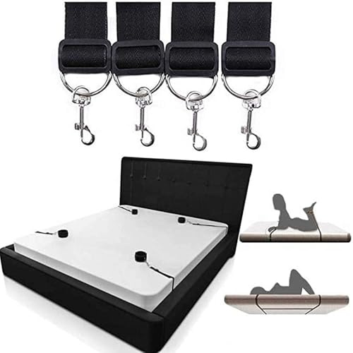 binxliuxo Montaje de Cama B-D-S-M Una Cuerda de Seguridad con una Postura Flexible Fija