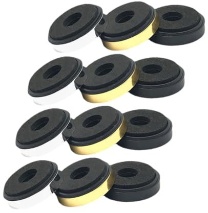 POPETPOP 12pcs Speaker Isolation Pad for Turntable Stand Subwoofer Isolation Feet Pad for Sound Deadening Mat Speaker Vibration Absorber