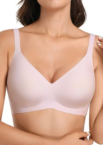 Kohentact Damen BH ohne Bügel, Drahtlos – Nahtlose Push-Up Bralette mit vollständiger Abdeckung für Alltag und Komfort