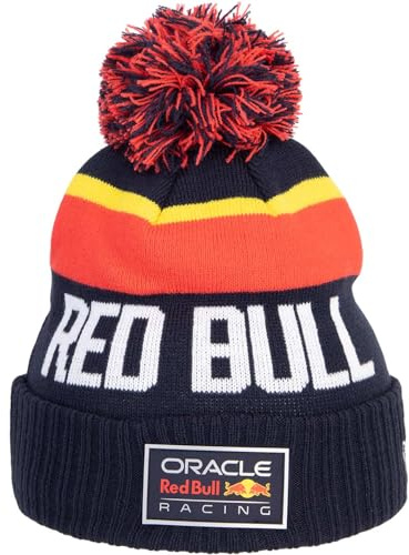 New Era Red Bull Racing Wordmark Bommelmütze Beanie Wintermütze