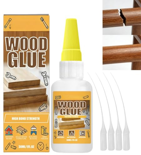 Wood Glue Strong for Furniture,Heavy Duty Wood Adhesive for Crafts & Repairs,Glue for Wood Adhesive,Clear Wood Glue for Fast Drying,Strong Glue for Wood,Indoor Outdoor Wood Gl/ue for DIY Projects