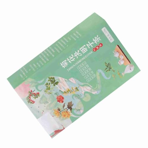 Nosqew Té Floral de Semillas de Crisantemo y Cassia Té Saludable Ingredientes Naturales Puros Ligeramente Perfumado Elaborado en Caliente o Frío para Regalo de Relajación 12