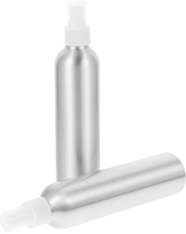 NUSITOU Spruzzatore Profumo Ricaricabile 2 Pezzi in Alluminio e Plastico da 300ml, Bottiglia Spray Piccola Anti-perdita per Viaggio e Zaino