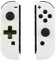 eXtremeRate White DIY Housing (D-Pad Version) with Full Set Buttons for Joycon Handheld Controller, Replacement Shell Case for Nintendo Switch & Switch OLED [Only the Shell, NOT the Joycon]