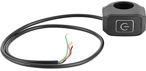Interruttore Manubrio Moto Impermeabile Universale ABS con Indicatore LED 22mm 7/8pollici