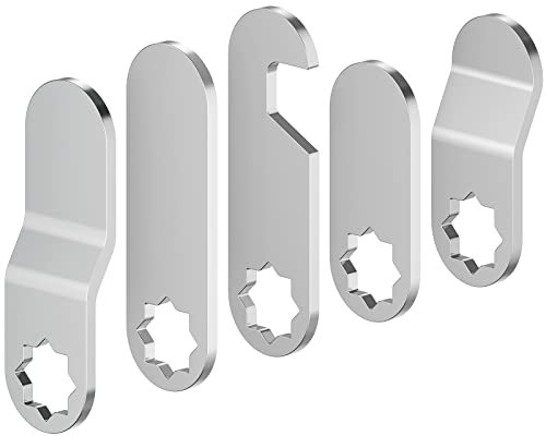 5 placas de bloqueo para buzón, diferentes tipos de placas de cerradura, sin cuerpo