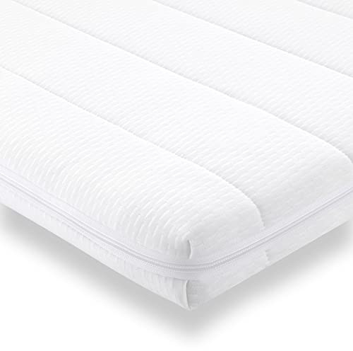 Mister Sandman Topper 80x200, Ergonomische Kaltschaum Matratzenauflage weich, Bequeme, atmungsaktive Matratzenauflage für alle Matratzenarten und Boxspringbetten, Topper Höhe ca. 5cm