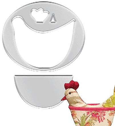 Lineale zum Quilten und Nähen,Hitzebeständiges Küchen-Topflappen-Nählineal - Kochhandschuhe in Hühnerform, Topflappen für Küche und Backen zum Backen, Grillen, Mikrowellengrillen