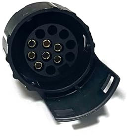JVJ Anhänger Adapter 7 auf 13 Polig Anhängerstecker Steckdose Konverter Abschleppadapter Adapter Stecker Steckdose Konverter Steckverbinder für Wohnwagen Wohnmobil LKW