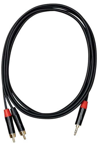 CASCHA Advanced Line Audio Cable RCA (2M) to Mini Jack (1ST), 5 m