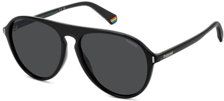 POLAROID SUNGLASSES FRAMES PLD 6225/S BLACK 57/15/140 UOMO, nero, 57/15/140