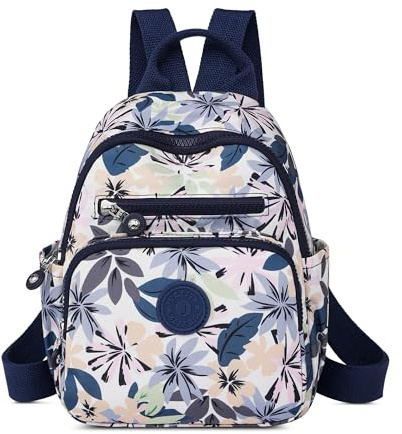 SODOLLEE Sac à Dos Femme Mode Sac D'école Filles Sac École Dame Petit Loisirs Daypack Imperméable Nylon Sacs D'école pour Campus Voyage Camping Multicolore D