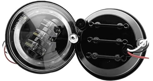 Auto-Nebelscheinwerfer vorne mit weißem Tagfahrlicht, Halo-Ring, Angel Eyes, 2-teiliges -Nebellicht für Hummer für H2 2003-2009