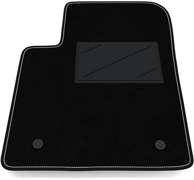 Automatte nur auf der Fahrerseite, 1 Stück, kompatibel mit FIAT 500 von 2010 | 1 maßgeschneiderter Teppich