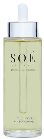 Haaröl für Damen, natürliche Luxusmischung. Hergestellt in Italien. Vegan. Argan- und Jojoba-Öle, Vitamin C und Vitamin E. Ultra-schnelle Absorptionsformel. Ohne Silikone, Parabene und Paraffinzusätze