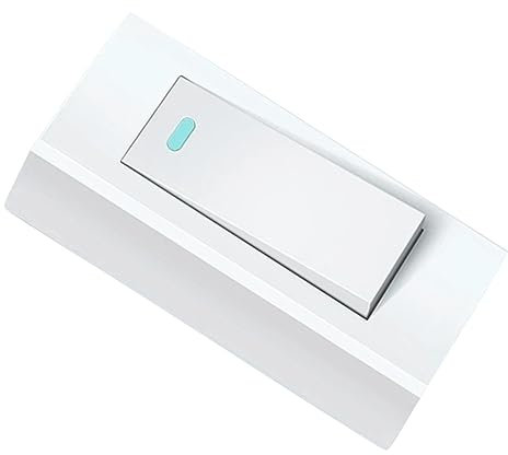 PartyKindom Interruttore Luce Da Parete Mini Pannello Luminoso Per Lampada a Paletta, Plastica Durevole, Azionamento Manuale, Per Lampada Da Comodino e Uso Domestico