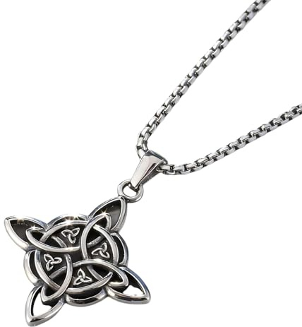 VlHpnpe Collier crucifix classique en alliage, chaîne irlandaise, traditionnel chinois, chaîne de pull pour garçons tendance, or, argent,