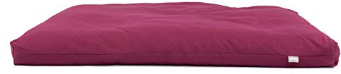 Bodhi Meditationsmatte ZABUTON | ECO Serie | Klassische Yoga Matte mit abnehmbarem Bezug aus 100% Bio-Baumwolle | Meditationsunterlage mit Reißverschluss | 80 x 80 x 5 cm