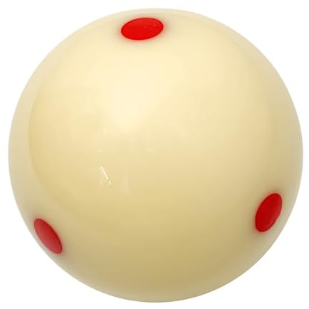 POFET 57 mm prickig pool boll biljard träningsboll för barn och vuxna (vit)
